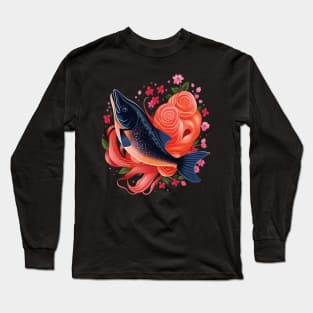 Salmon Valentine Day Long Sleeve T-Shirt